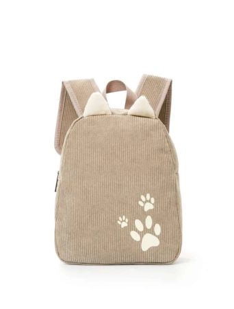 Girls Paw Pattern Backpack