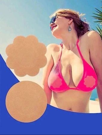شريط حلمة غير مرئي، وسادات حلمة للاستخدام مرة واحدة، وأغطية حلمة، وملصق حلمة غير منسوج، وملصقات صدر