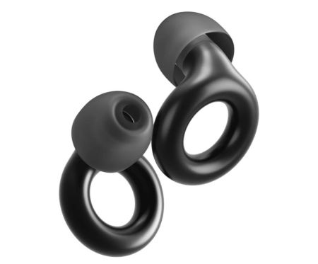 سدادات أذن Loop Quiet لتقليل الضوضاء - حماية سمع قابلة لإعادة الاستخدام للنوم وتقليل حساسية الضوضاء - 8 رؤوس بأحجام XS/S/M/L - نسبة إشارة إلى الضوضاء 24 ديسيبل ونسبة تقليل الضوضاء 14
