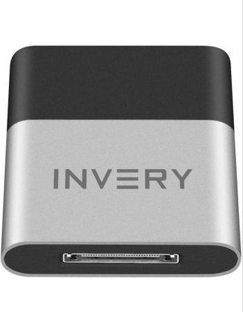 محول مستقبل بلوتوث 5.0 من INVERY DockLinQ Pro 30 Pin لـ Bose Sounddock ومحطات إرساء الموسيقى الأخرى ذات 30 دبوسًا لأجهزة iPod iPhone (غير مخصصة للسيارات)
