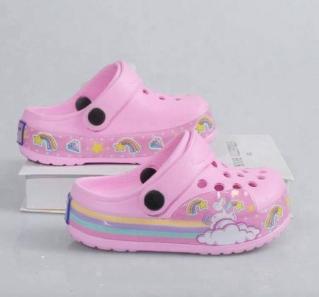 أحذية أطفال مسامية مثقوبة للشاطئ للأولاد والبنات،مع ضوء LED، نعل خارجي ناعم، صيفية