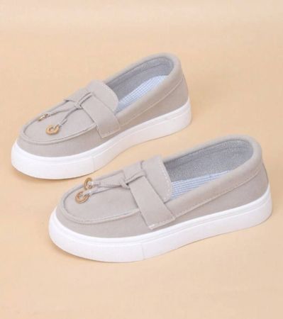 حذاء رياضي مسطح كاجوال بسيط عصري للأطفال