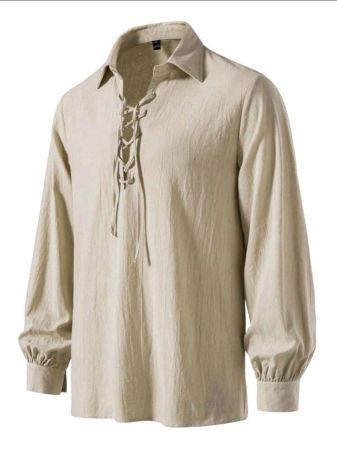 قميص رجالي برباط أمامي