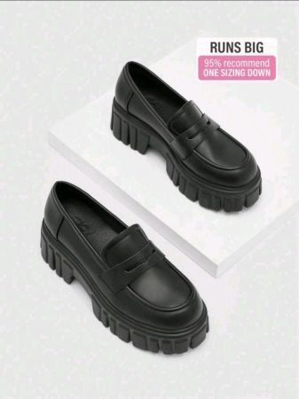 أحذية لوفر نسائية بسيطة من CUCCOO BIZCHIC، أحذية مسطحة من الجلد الصناعي باللون الأسود، أحذية خارجية للعطلات الصيفية، أحذية صيفية أنيقة، أحذية عمل كاجوال أنيقة، أحذية ربيعية ساحرة، إجازة الربيع وعيد الفصح