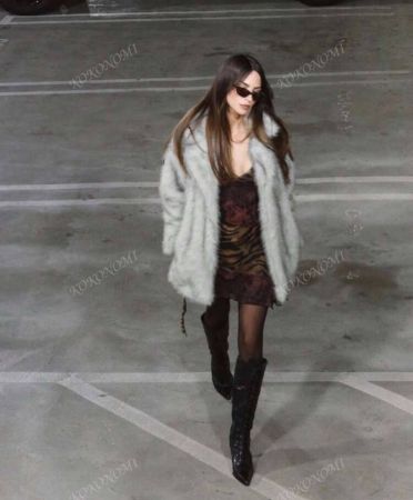 معطف قطني مبطن سميك أنيق وأنيق للخروج للنساء | معطف فرو مخملي فضفاض متعدد الاستخدامات للنساء (ملابس خارجية من فرو اصطناعي)