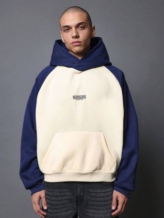 SUMWON هوديي سوترات مصمم ذو أكمام راجلان من Sumwon Studios، ملابس الشارع ذو الجمالية المثالية المتسعة، أساسيات الموضة الرياضية الحضرية للخريف والشتاء