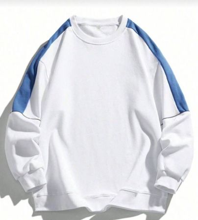 سويت شيرت رجالي عصري بياقة دائرية وأسلوب بسيط